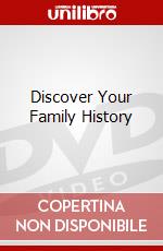 Discover Your Family History dvd