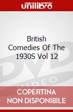 British Comedies Of The 1930S Vol 12 dvd