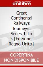 Great Continental Railways Journeys: Series 1 To 5 [Edizione: Regno Unito] dvd