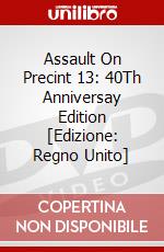 Assault On Precint 13: 40Th Anniversay Edition [Edizione: Regno Unito] dvd