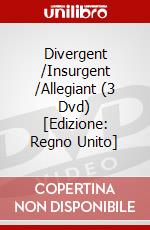 Divergent /Insurgent /Allegiant (3 Dvd) [Edizione: Regno Unito] dvd