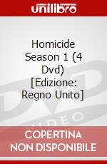 Homicide Season 1 (4 Dvd) [Edizione: Regno Unito] dvd