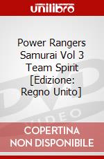 Power Rangers Samurai  Vol 3 Team Spirit [Edizione: Regno Unito] dvd