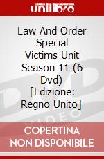 Law And Order Special Victims Unit  Season 11 (6 Dvd) [Edizione: Regno Unito] dvd