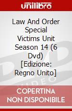 Law And Order Special Victims Unit  Season 14 (6 Dvd) [Edizione: Regno Unito] dvd