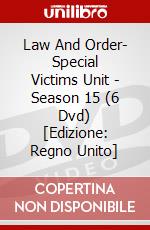 Law And Order- Special Victims Unit - Season 15 (6 Dvd) [Edizione: Regno Unito] dvd