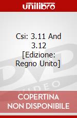 Csi: 3.11 And 3.12 [Edizione: Regno Unito] dvd