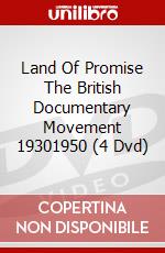 Land Of Promise The British Documentary Movement 19301950 (4 Dvd) dvd
