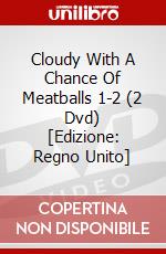 Cloudy With A Chance Of Meatballs 1-2 (2 Dvd) [Edizione: Regno Unito] film in dvd