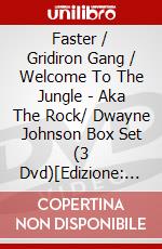 Faster / Gridiron Gang / Welcome To The Jungle - Aka The Rock/ Dwayne Johnson Box Set (3 Dvd)[Edizione: Regno Unito] dvd