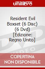 Resident Evil Boxset (6 Disc) (6 Dvd) [Edizione: Regno Unito] dvd