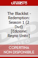 The Blacklist - Redemption: Season 1 (2 Dvd) [Edizione: Regno Unito] dvd