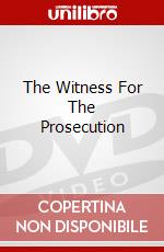 The Witness For The Prosecution dvd