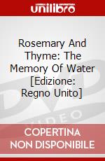Rosemary And Thyme: The Memory Of Water [Edizione: Regno Unito] dvd