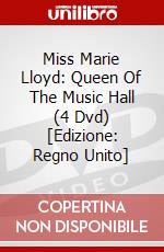 Miss Marie Lloyd: Queen Of The Music Hall (4 Dvd) [Edizione: Regno Unito] dvd