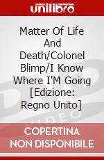 Matter Of Life And Death/Colonel Blimp/I Know Where I'm Going dvd