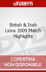 British & Irish Lions 2009 Match Highlights dvd
