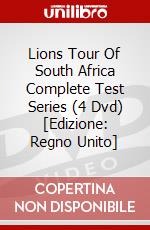 Lions Tour Of South Africa Complete Test Series (4 Dvd) [Edizione: Regno Unito] dvd