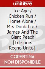 Ice Age / Chicken Run / Home Alone / Mrs Doubtfire / James And The Giant Peach [Edizione: Regno Unito] dvd