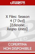 X Files: Season 4 (7 Dvd) [Edizione: Regno Unito] dvd