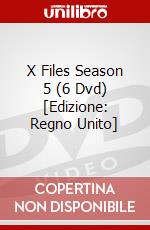 X Files Season 5 (6 Dvd) [Edizione: Regno Unito] dvd