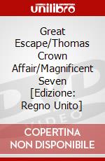 Great Escape/Thomas Crown Affair/Magnificent Seven [Edizione: Regno Unito] dvd