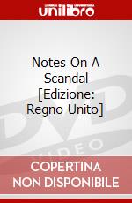 Notes On A Scandal [Edizione: Regno Unito] dvd