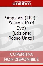 Simpsons (The) - Season 10 (4 Dvd) [Edizione: Regno Unito] dvd