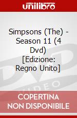 Simpsons (The) - Season 11 (4 Dvd) [Edizione: Regno Unito] dvd