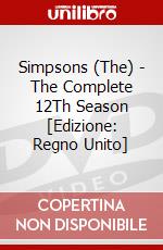 Simpsons (The) - The Complete 12Th Season [Edizione: Regno Unito] dvd