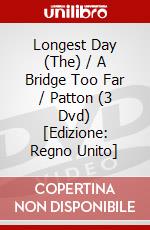 Longest Day (The) / A Bridge Too Far / Patton (3 Dvd) [Edizione: Regno Unito] dvd