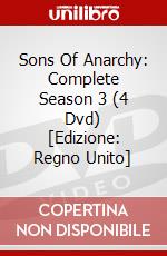 Sons Of Anarchy: Complete Season 3 (4 Dvd) [Edizione: Regno Unito] dvd