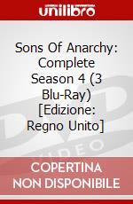 Sons Of Anarchy: Complete Season 4 (3 Blu-Ray) [Edizione: Regno Unito] dvd