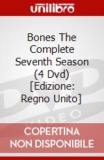 Bones The Complete Seventh Season (4 Dvd) [Edizione: Regno Unito] dvd