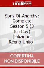 Sons Of Anarchy: Complete Season 5 (3 Blu-Ray) [Edizione: Regno Unito] dvd