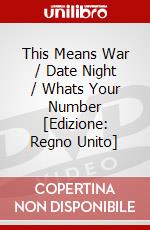 This Means War / Date Night / Whats Your Number [Edizione: Regno Unito] dvd