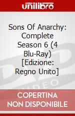 Sons Of Anarchy: Complete Season 6 (4 Blu-Ray) [Edizione: Regno Unito] dvd