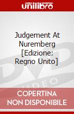 Judgement At Nuremberg [Edizione: Regno Unito] dvd