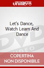 Let's Dance, Watch Learn And Dance dvd