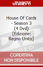 House Of Cards - Season 3 (4 Dvd) [Edizione: Regno Unito] dvd