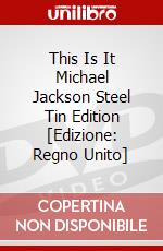 This Is It Michael Jackson Steel Tin Edition [Edizione: Regno Unito] dvd