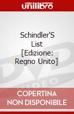 Schindler'S List [Edizione: Regno Unito] dvd
