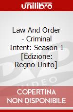 Law And Order - Criminal Intent: Season 1 [Edizione: Regno Unito] dvd