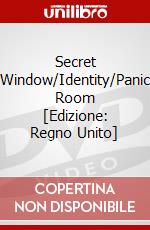 Secret Window/Identity/Panic Room [Edizione: Regno Unito] dvd