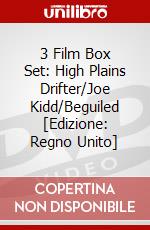 3 Film Box Set: High Plains Drifter/Joe Kidd/Beguiled [Edizione: Regno Unito] dvd
