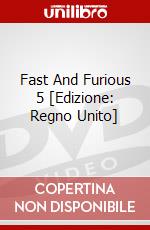 Fast And Furious 5 [Edizione: Regno Unito] dvd