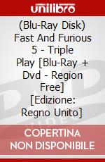 (Blu-Ray Disk) Fast And Furious 5 - Triple Play [Blu-Ray + Dvd - Region Free] [Edizione: Regno Unito] brd
