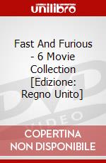 Fast And Furious - 6 Movie Collection [Edizione: Regno Unito] dvd