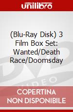 (Blu-Ray Disk) 3 Film Box Set: Wanted/Death Race/Doomsday brd