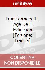 Transformers 4 L Age De L Extinction [Edizione: Francia] film in dvd